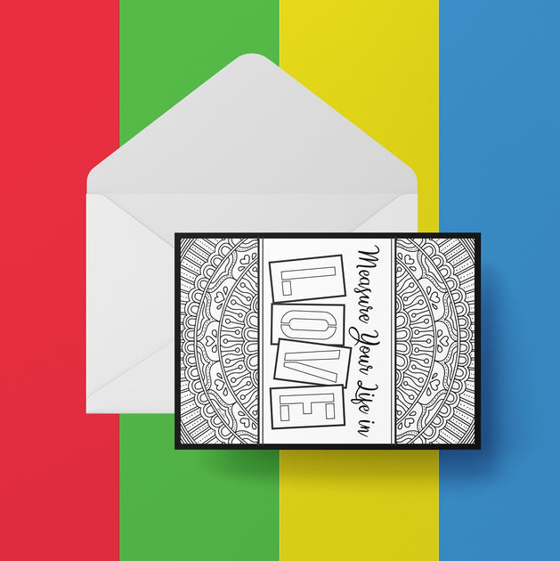 Rent "No Day But Today" NOTE CARDS Coloring Broadway