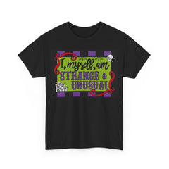 Coloring Broadway - Beetlejuice Inspired I Myself, am Strange and Unusual Musical Theater Unisex Heavy Cotton Tee