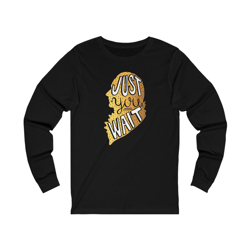 Coloring Broadway - Hamilton Inspired - Just You Wait Musical Theater Unisex Jersey Long Sleeve Tee
