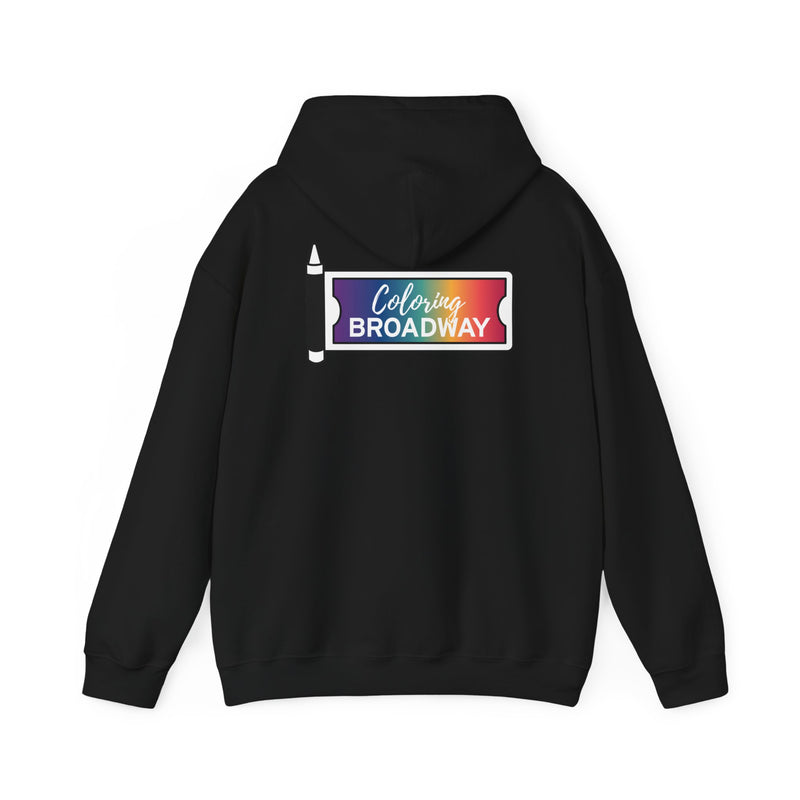 Coloring Broadway- Hamilton Inspired Just You Wait Musical Theater Unisex Heavy Blend™ Hooded Sweatshirt