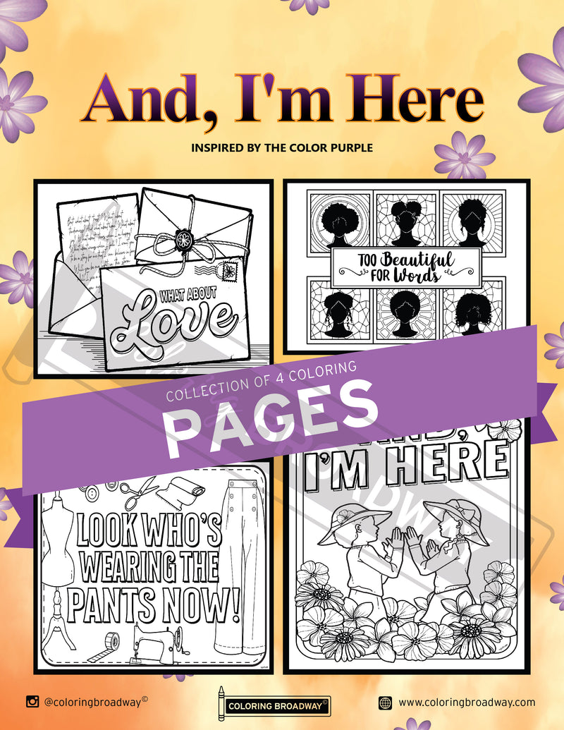 The Color Purple "And I am Here" Collection - PAGES
