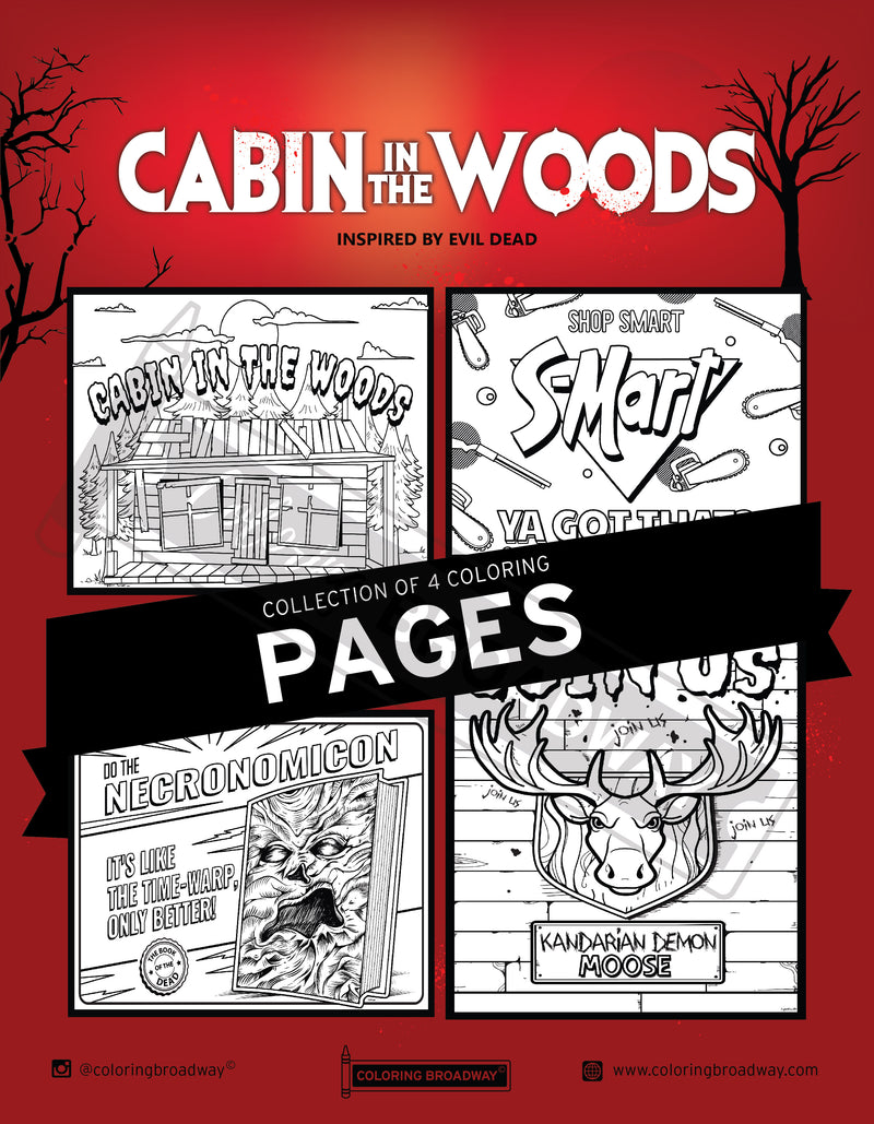 Evil Dead "Cabin in the Woods" Collection - PAGES