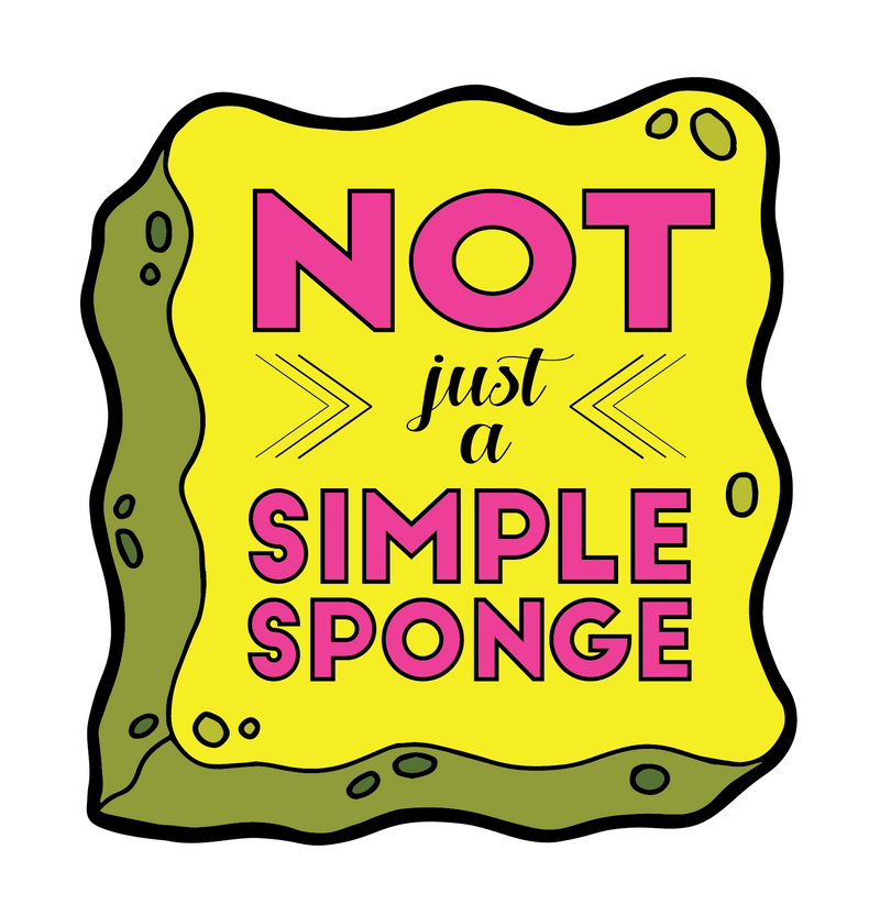 SpongeBob "Best Day Ever” Sticker Collection – (Set of 4 – 3” Die Cut Stickers)