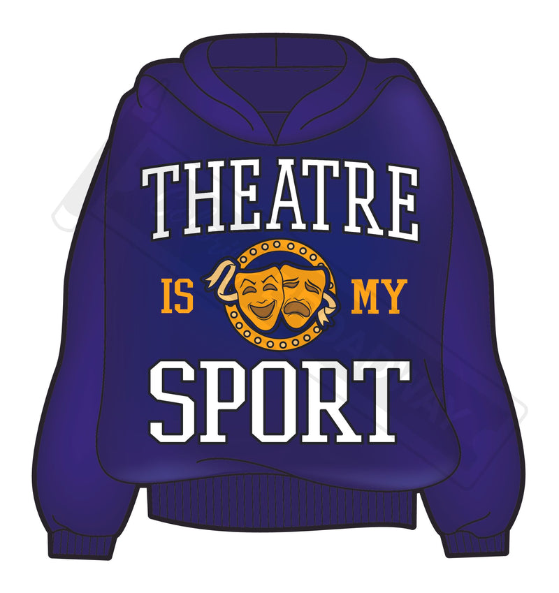 Theatre Nerds "Theatre is My Sport"  Sticker Collection – (Set of 4 – 3” Die Cut Stickers)