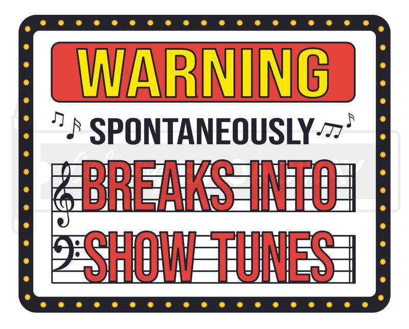 Theatre Nerds "Theatre is My Sport"  Sticker Collection – (Set of 4 – 3” Die Cut Stickers)