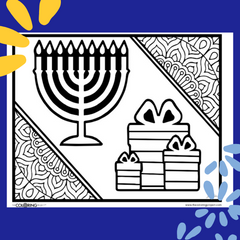 Hanukkah - COLORING PAGES