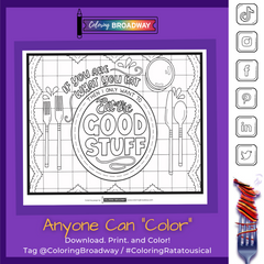 Ratatouille the Musical - Mindfulness Coloring Activity