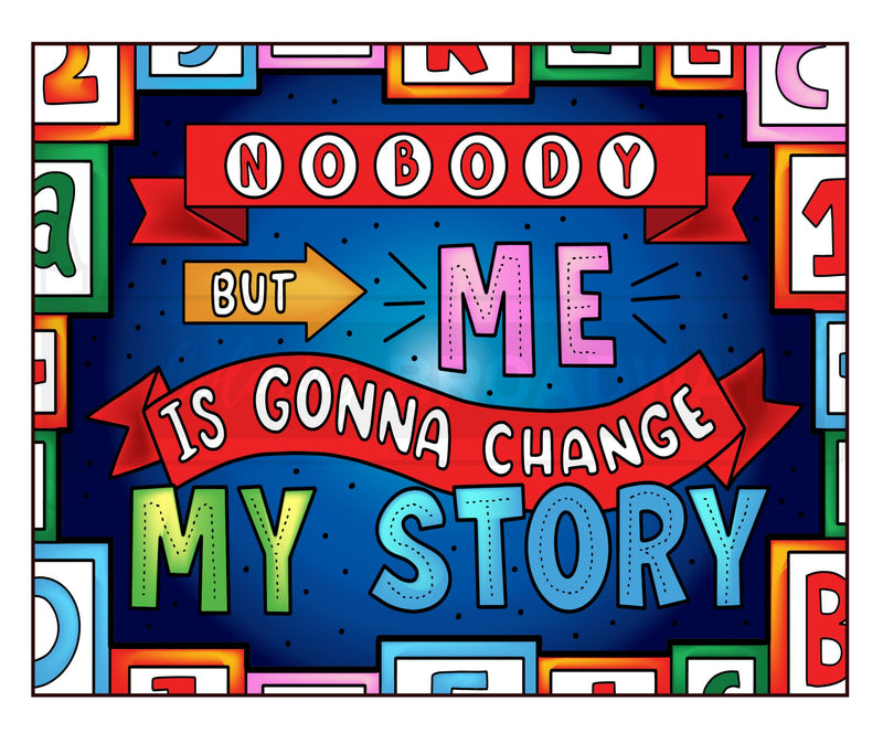 Matilda "Nobody But Me" Collection  – (Set of 4 – 3” Die Cut Stickers)