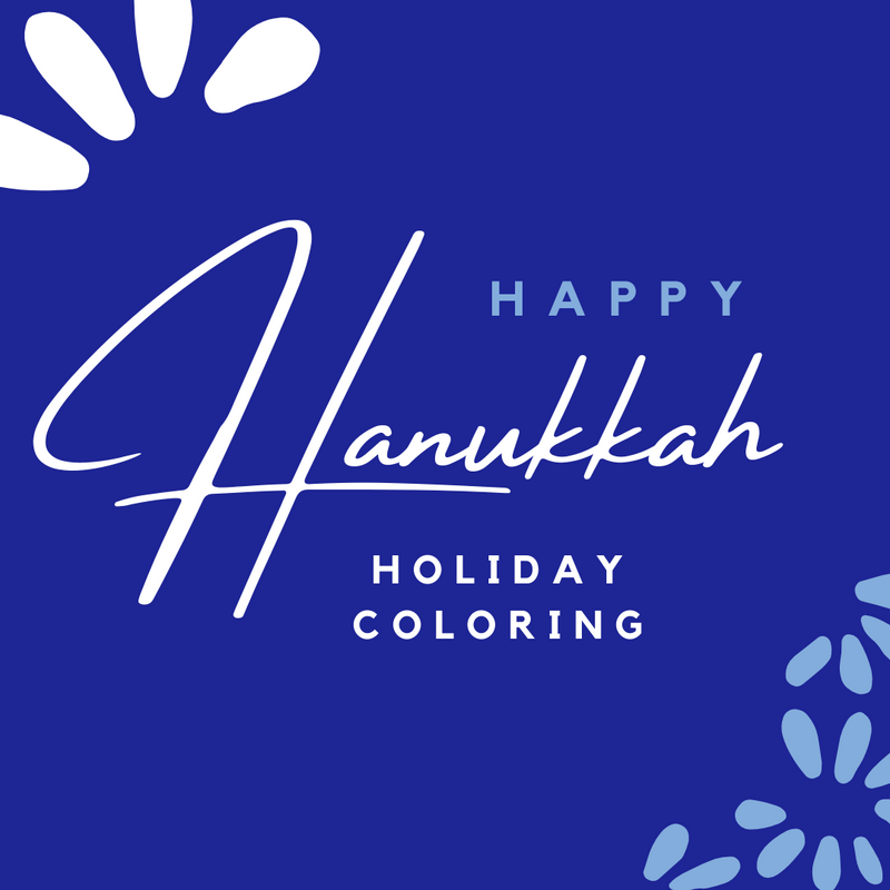 Hanukkah - COLORING PAGES