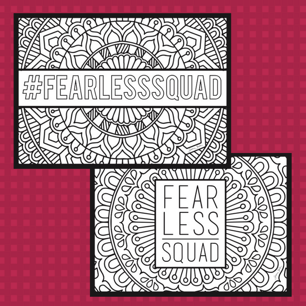 Mindfulness Activity: #FearlessSquad | Coloring Broadway