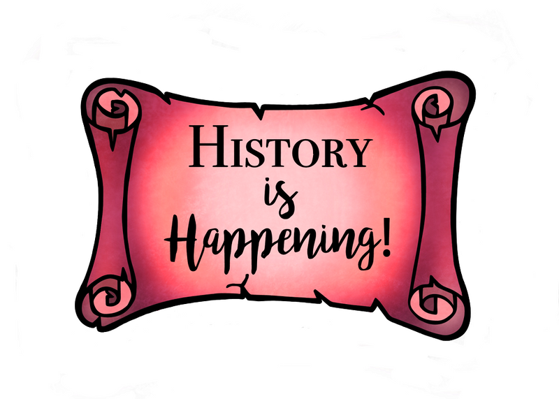 Hamilton "History is Happening" Collection – (Set of 8 – 3” Die Cut Stickers)
