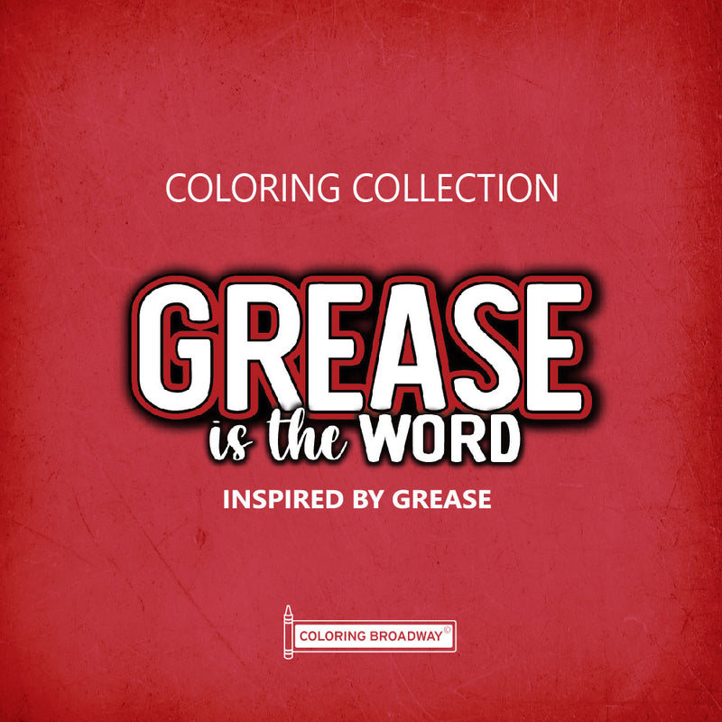 "Grease is the Word" - Colored Illustration ART PRINT (Unframed 8” x 10”)