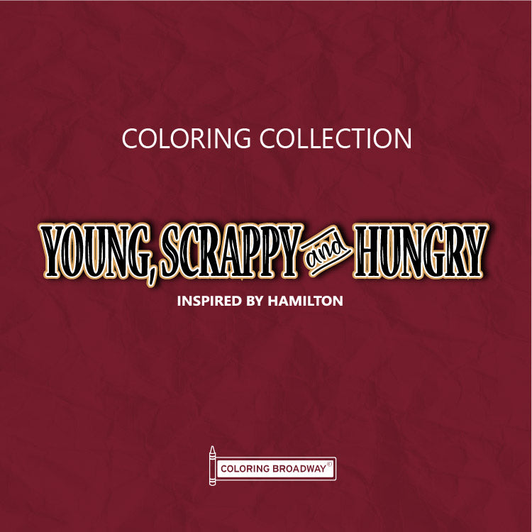 "Young, Scrappy & Hungry” #2 - Colored Illustration ART PRINT ( Unframed 8” x 10”)