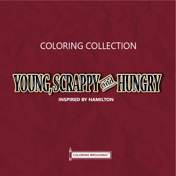 "Young, Scrappy & Hungry” #1 - Colored Illustration ART PRINT ( Unframed 8” x 10”)