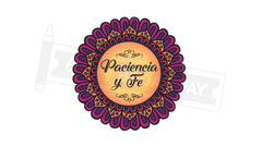 In the Heights “Paciencia y Fe” Sticker Collection – (Set of 4 – 3” Die Cut Stickers)