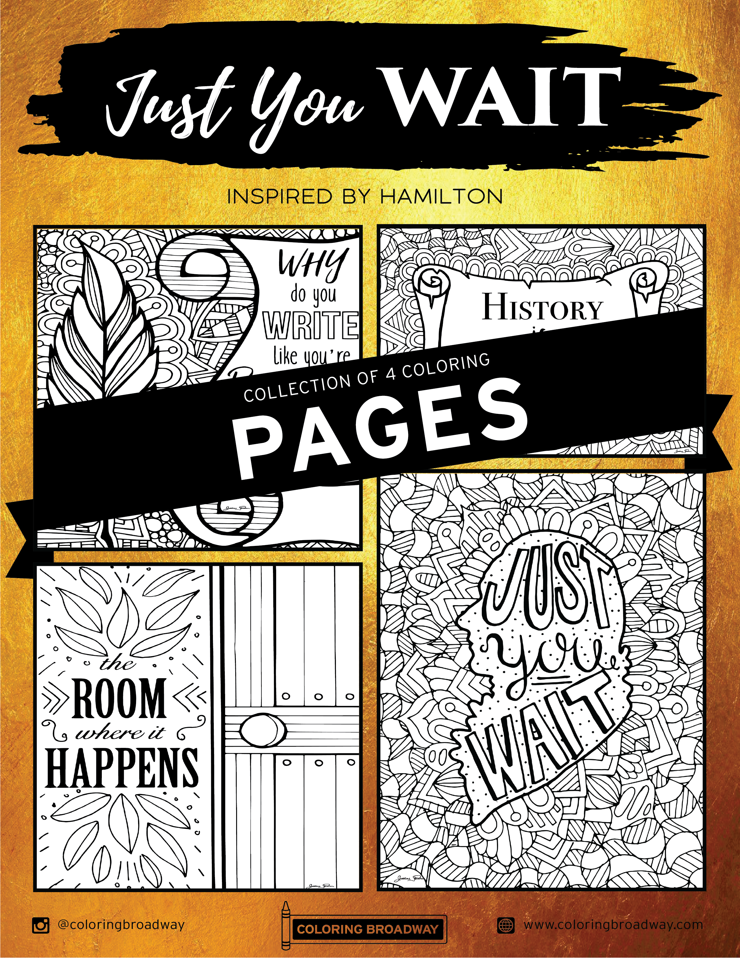 Wait Color Pages Hamilton