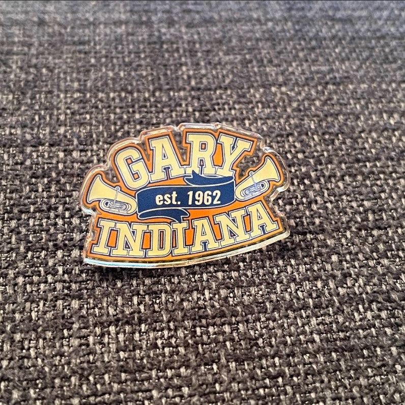 Music Man “Gary Indiana” – Acrylic PIN (1.5" x 1.02")