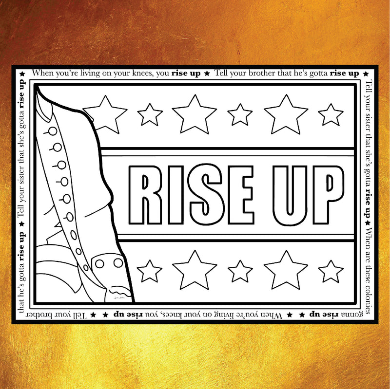 Hamilton "Rise Up" - NOTE CARDS