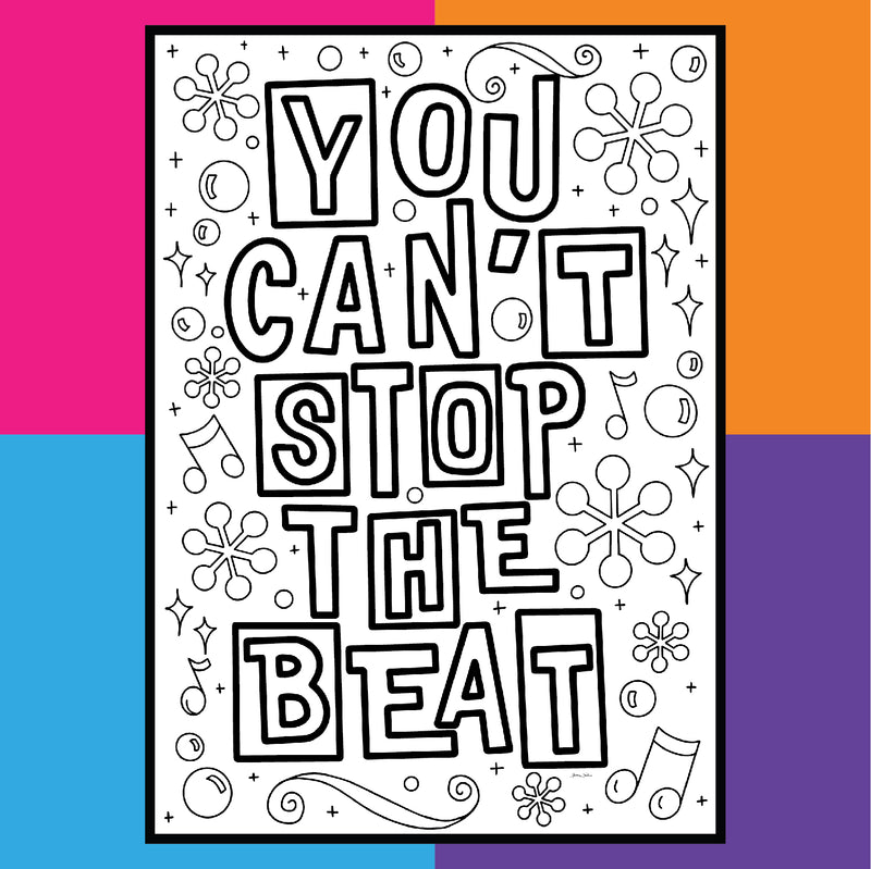 Hairspray "You Can't Stop the Beat" - NOTE CARDS