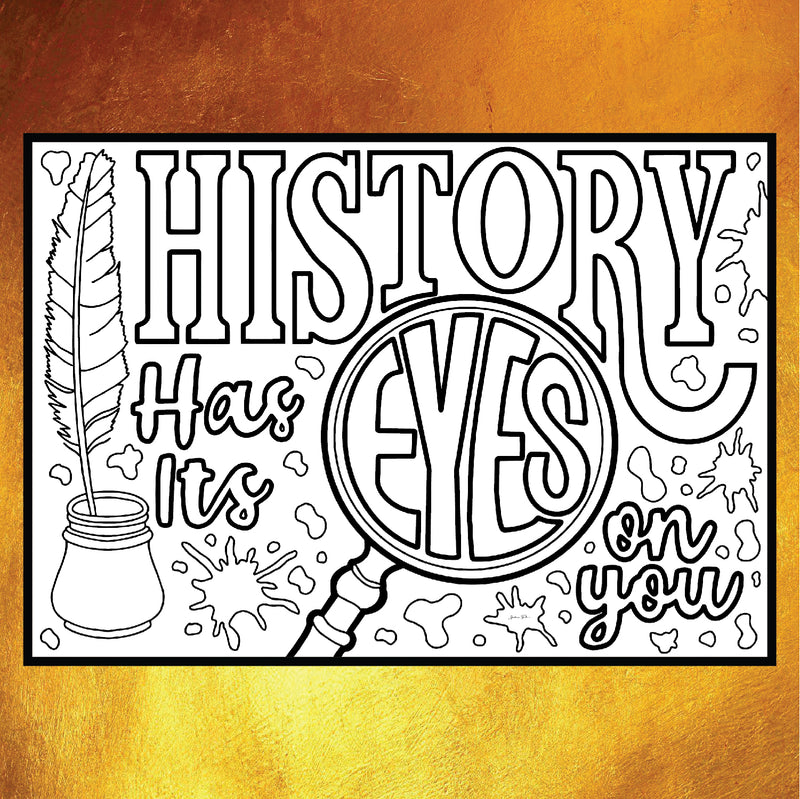 Hamilton "Rise Up" Collection - Coloring Pages