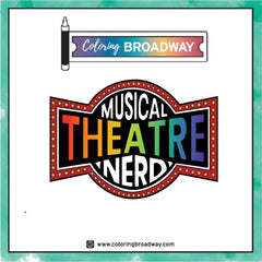 Theatre Nerds “Musical Theatre Nerd” – Acrylic PIN (1.5