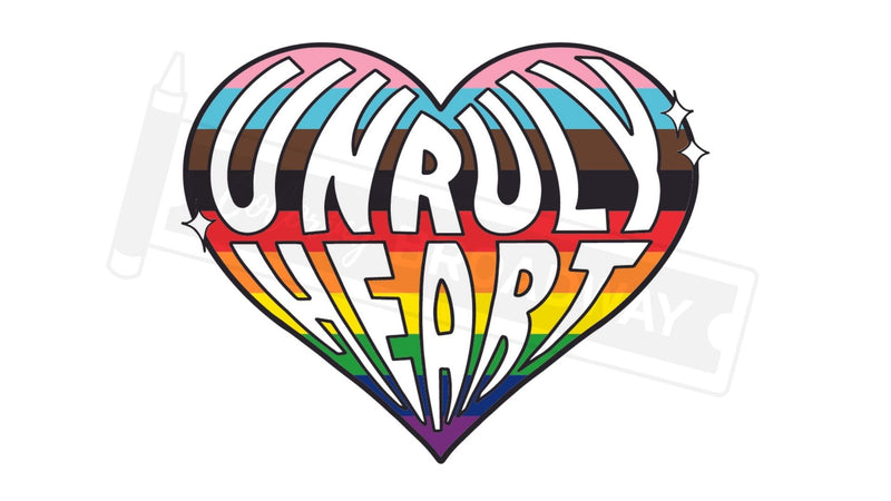 The Prom “Unruly Heart” Sticker Collection – (Set of 4 – 3” Die Cut Stickers)