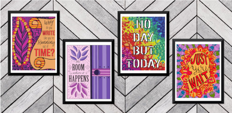 “No Day But Today” - Colored Illustration ART PRINT ( Unframed 5" x 7”)