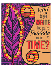 “Why Do You Write” - Hamilton - Colored Illustration ART PRINT  ( Unframed 8” x 10”)