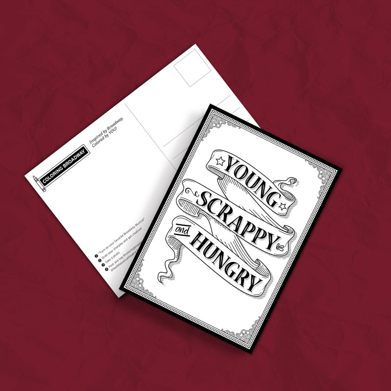 Hamilton - "Young, Scrappy & Hungry" POSTCARDS
