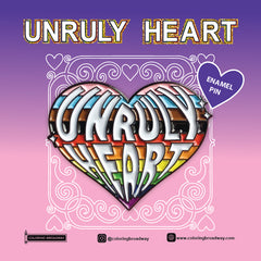 THE PROM “UNRULY HEART” – Enamel PIN (1.5” x 1.15”)